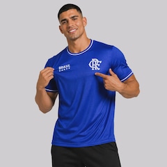 Camisa Flamengo Brasil Jacquard Holográfico - Masculina - Foto 3