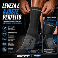 Kit 2 Pares de Meia Cano Médio ERT Xtreme Cool - Unissex - Foto 4