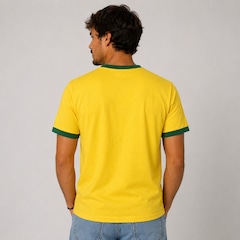 Camisa do Brasil Retrô Estrelas Olden Sports - Masculina - Foto 3