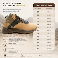 Bota Unissex Bull Terrier Explorer - Foto 6