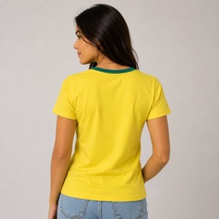 Camisa do Brasil Baby Look Olden Sports - Feminina - Foto 3