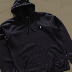 Blusão Moletom Volcom Canguru Single Stone WT26 - Masculino - Foto 3