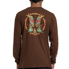 Camiseta Hurley Manga Longa Dragon - Masculina - Foto 2
