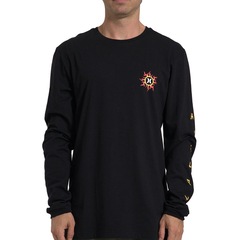 Camiseta Hurley Manga Longa Dragon - Masculina - Foto 1