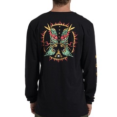 Camiseta Hurley Manga Longa Dragon - Masculina - Foto 2