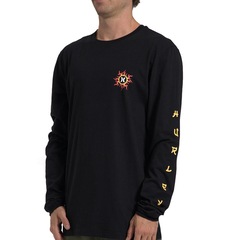 Camiseta Hurley Manga Longa Dragon - Masculina - Foto 3