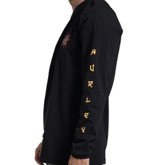 Camiseta Hurley Manga Longa Dragon - Masculina - Foto 5
