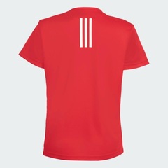 Camiseta Adidas Treino 3 Listras - Feminina - Foto 2