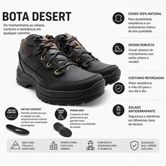 Bota Masculina Bull Terrier Desert - Foto 6