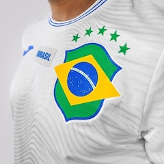 Camisa do Brasil Joma Torcedor Hexa - Masculina - Foto 3