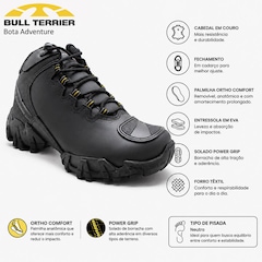 Bota Masculina Bull Terrier Dakar Moto - Foto 6