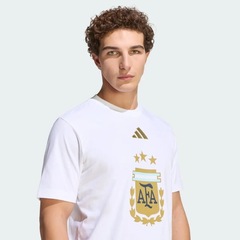 Camiseta Seleção Argentina DNA adidas - Masculina - Foto 4