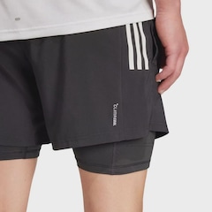 Shorts adidas The Run Climacool 5 Pol 2 In 1 - Masculino - Foto 5
