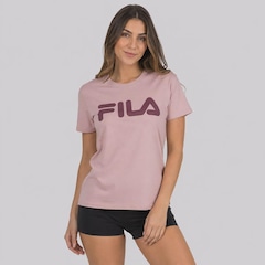 Camiseta Fila Letter Premium II - Feminina - Foto 1