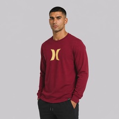 Camiseta Manga Longa Hurley Icon - Masculina - Foto 2