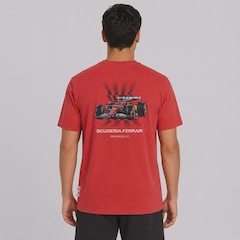 Camiseta Puma Scuderia Ferrari Car Graphic - Masculina - Foto 4