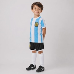Kit de Uniforme Argentina Retrô 1986 - Infantil - Foto 2