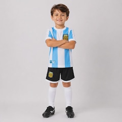 Kit de Uniforme Argentina Retrô 1986 - Infantil - Foto 3