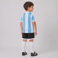 Kit de Uniforme Argentina Retrô 1986 - Infantil - Foto 4