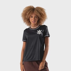 Camisa do Corinthians Braziline Arte - Feminina - Foto 1