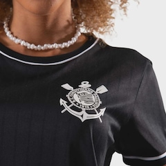 Camisa do Corinthians Braziline Arte - Feminina - Foto 2