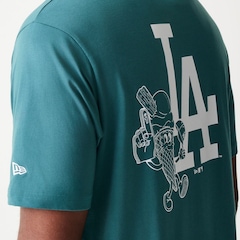 Camiseta New Era Regular MLB Los Angeles Dodgers Masculino - Foto 6