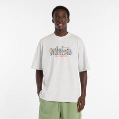 Camiseta New Balance Ghica Line Up Oversized Masculina - Foto 1