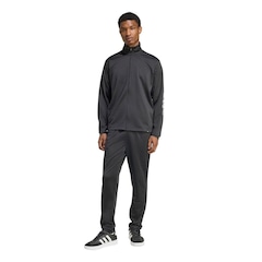 Conjunto Jaqueta + Calça adidas Essentials Big Linear Tricot Masculino - Foto 1