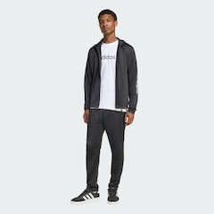 Conjunto Jaqueta + Calça adidas Essentials Big Linear Tricot Masculino - Foto 5
