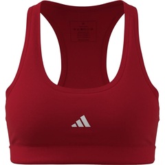 Top adidas Treino Basic Poliamida Suporte Leve Feminino - Foto 1