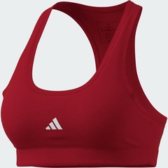 Top adidas Treino Basic Poliamida Suporte Leve Feminino - Foto 2