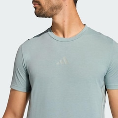 Camiseta de Treino adidas 3 Listras Designed 4 Training Masculina - Foto 4