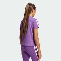 Camiseta adidas Essentials 3 Listras Girls Infantil - Foto 2