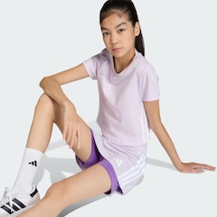 Short Saia adidas Train Essentials 3 Listras Girls Infantil - Foto 4