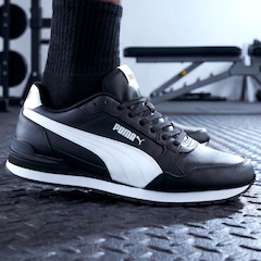 Tênis Masculino Puma ST Runner V4 Leather - Foto 8