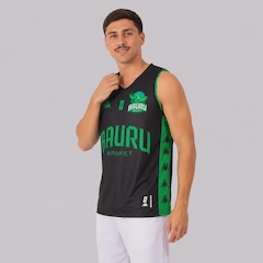 Camiseta Regata Kappa Bauru III 2026 Premium Masculina - Foto 3