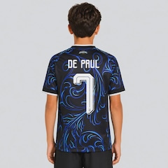 Camisa Argentina II 26/27 7 De Paul adidas Infantil - Foto 1