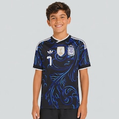 Camisa Argentina II 26/27 7 De Paul adidas Infantil - Foto 2