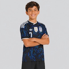 Camisa Argentina II 26/27 7 De Paul adidas Infantil - Foto 3
