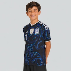 Camisa Argentina II 26/27 7 De Paul adidas Infantil - Foto 4