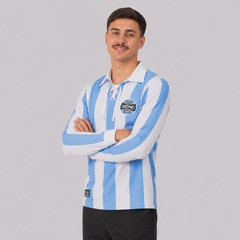 Camisa do Grêmio Retrô 1917 Manga Longa Masculina - Foto 3