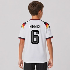 Camisa Alemanha I 26/27 6 Kimmich adidas Infantil - Foto 1