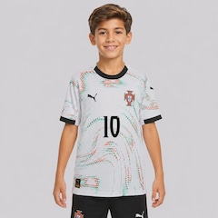 Camisa Portugal II 25/26 10 Bernardo Silva Puma Infantil - Foto 2