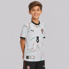 Camisa Portugal II 25/26 8 B. Fernandes Puma Masculina - Foto 3