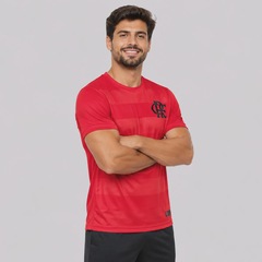 Camisa do Flamengo Jacquard Masculina - Foto 2
