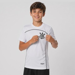 Camisa do Corinthians Escudo Black 8 Garro Infantil - Foto 4