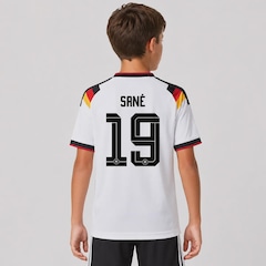 Camisa Alemanha I 26/27 19 Sané adidas Infantil - Foto 1