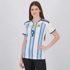 Camisa Argentina I 26/27 7 De Paul adidas Feminina - Foto 4