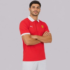 Camisa Polo Puma Ferrari Piquet Masculina - Foto 2