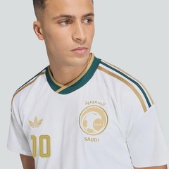 Camisa Arábia Saudita II 26/27 10 Salem adidas Masculina - Foto 4